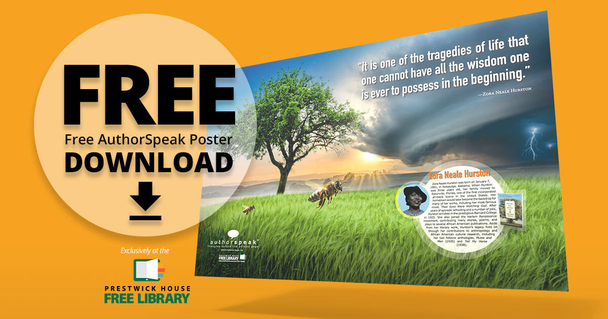 Zora Neale Hurston Free Poster Prestwick House